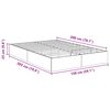 vidaXL Ottoman Bedframe Beton Grijs 150 x 200 cm Bewerkt hout