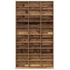vidaXL CD Kast met plank Oud hout 101 x 23 x 177,5 cm Bewerkt hout