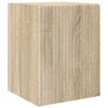 vidaXL Tv-meubelset Wandgemonteerd 3 pcs Sonoma Eiken Bewerkt hout