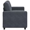 vidaXL Loveseat bank 160x77x82 cm fluweel donkergrijs