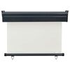 vidaXL Balkonscherm 105x250 cm crèmekleurig