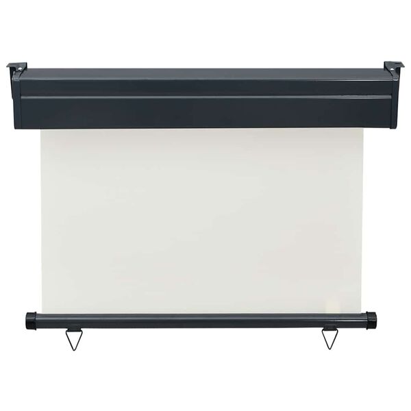 vidaXL Balkonscherm 105x250 cm crèmekleurig