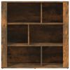 vidaXL Dressoir 80x30x80 cm bewerkt hout gerookt eikenkleurig