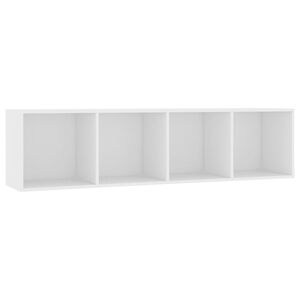 vidaXL Boekenkast/tv-meubel 143x30x36 cm wit