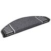vidaXL Zelfklevende Trapmatten 15 st 65 x 21 x 4 cm Non-Slip Antraciet