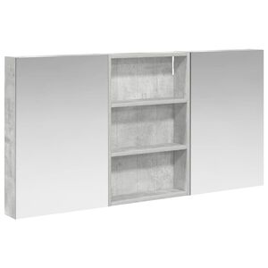 vidaXL Badkamerkastenset 3 pcs 120 x 10,5 x 60,5 cm Bewerkt hout