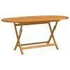 vidaXL Tuintafel inklapbaar 160x85x75 cm massief eucalyptushout