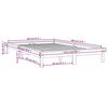 vidaXL Bedframe massief grenenhout honingbruin 120x190 cm