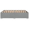 vidaXL Bedframe zonder matras stof lichtgrijs 160x200 cm