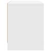 vidaXL Nachtkastjes 2 st 45x34x44,5 cm bewerkt hout wit