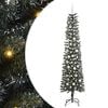 vidaXL Kunstkerstboom met 300 LED Groen 210 cm PVC en Plastic en Staal