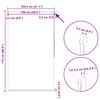 vidaXL Rolgordijn verduisterend 104,4 x 175 cm stofbreedte 100 cm marine