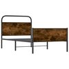 vidaXL Bedframe zonder matras bewerkt hout sonoma eikenkleur 90x190 cm