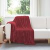 vidaXL Kleden 6 pcs Bordeaux Rood 150 x 130 cm Fleece