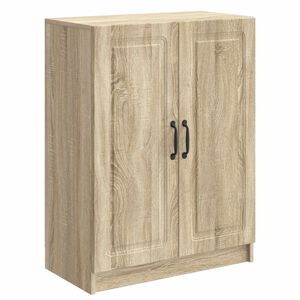 vidaXL Dressoir Sonoma Eiken 66 x 34,5 x 87 cm Bewerkt hout