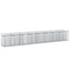 vidaXL Gabion Verhoogd Bed 2 st 400 x 50 x 60 cm Gegalvaniseerd staal