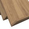 vidaXL Tijdschrift Rek Artisan Eiken 65 x 53 x 28,5 cm Bewerkt hout