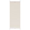 vidaXL Pliss&eacute;jaloezie 40x125cm cr&egrave;me