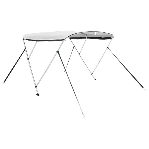 vidaXL Biminitop 3 bogen met mesh zijwanden 183x(170-182)x137 cm