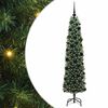 vidaXL Kunstkerstboom Groen 180 cm PVC en Staal en Kunststof