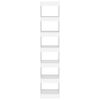 vidaXL Boekenkast/kamerscherm 40x30x198 cm wit