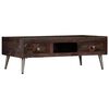 vidaXL Salontafel 100x60x35 cm massief gerecycled hout