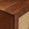 vidaXL Dressoir Bruin 60 x 33 x 75 cm Massief Mango Hout