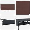 vidaXL Luifel handmatig uittrekbaar 450x300 cm bruin
