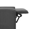 vidaXL Massagestoel stof lichtgrijs
