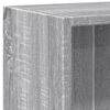 vidaXL Boekenkast 60x24x76 cm bewerkt hout grijs sonoma eikenkleurig