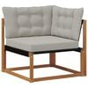 vidaXL Buiten Hoek Sofa Massief Acaciahout Naturel