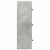 vidaXL Boekenkast 40x24x77 cm bewerkt hout betongrijs