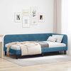 vidaXL Hoekbedframe met hoofdeinde Blauw 90 x 200 cm Fluweel