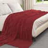 vidaXL Kleden 6 pcs Bordeaux Rood 270 x 240 cm Fleece