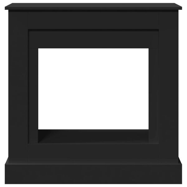 vidaXL Haardombouw 90x30x90 cm bewerkt hout zwart