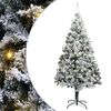 vidaXL Kunst Kerstboom met verlichting Groen 400 cm PVC