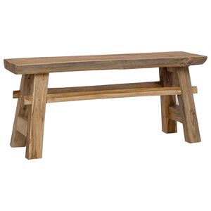 vidaXL Bank Naturel 100 x 29 x 43,5 cm Massief Teakhout
