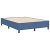 vidaXL Platform bedframe Blauw 160 x 200 cm Stof