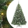 vidaXL Kunstkerstboom met 300 LED met standaard Groen 210 cm PE en PVC