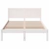 vidaXL Bedframe Wit 135 x 190 cm Massief grenenhout