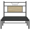 vidaXL Bedframe zonder matras hout sonoma eikenkleurig 90x200 cm