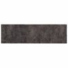 vidaXL Keuken Vloerkleed zwart beton 150 x 45 cm 100% Polyamide