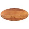 vidaXL Tafelblad ovaal 110x50x3,8 cm massief acaciahout
