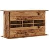 vidaXL Aquariumstandaard 101x41x58 cm bewerkt hout oud houtkleurig