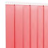 vidaXL Deurgordijn 200x1,6 mm 10 m PVC rood
