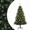 vidaXL Kunstkerstboom met Ballen 120 cm 150 LED's Warmwit