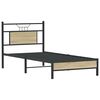 vidaXL Bedframe zonder matras hout sonoma eikenkleurig 90x200 cm