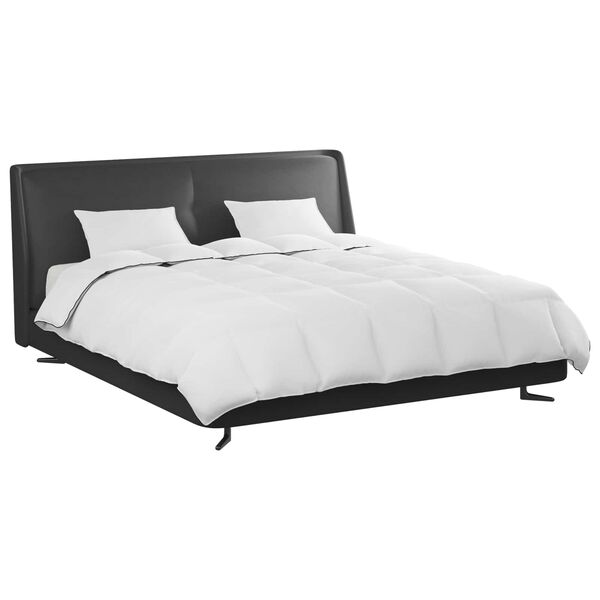 vidaXL Winter Dekbed met kussen 3 pcs Wit Donsveertjes