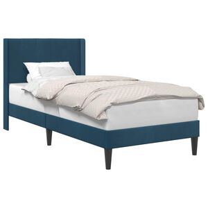 vidaXL Bedframe met hoofdeinde Blauw 80 x 200 cm Fluweel
