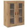 vidaXL Highboardkast met plank 2 pcs Artisan Eiken Bewerkt hout
